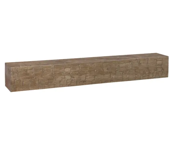 Fire Place Mantle - Barn Beam Etchwood Hand Hewn