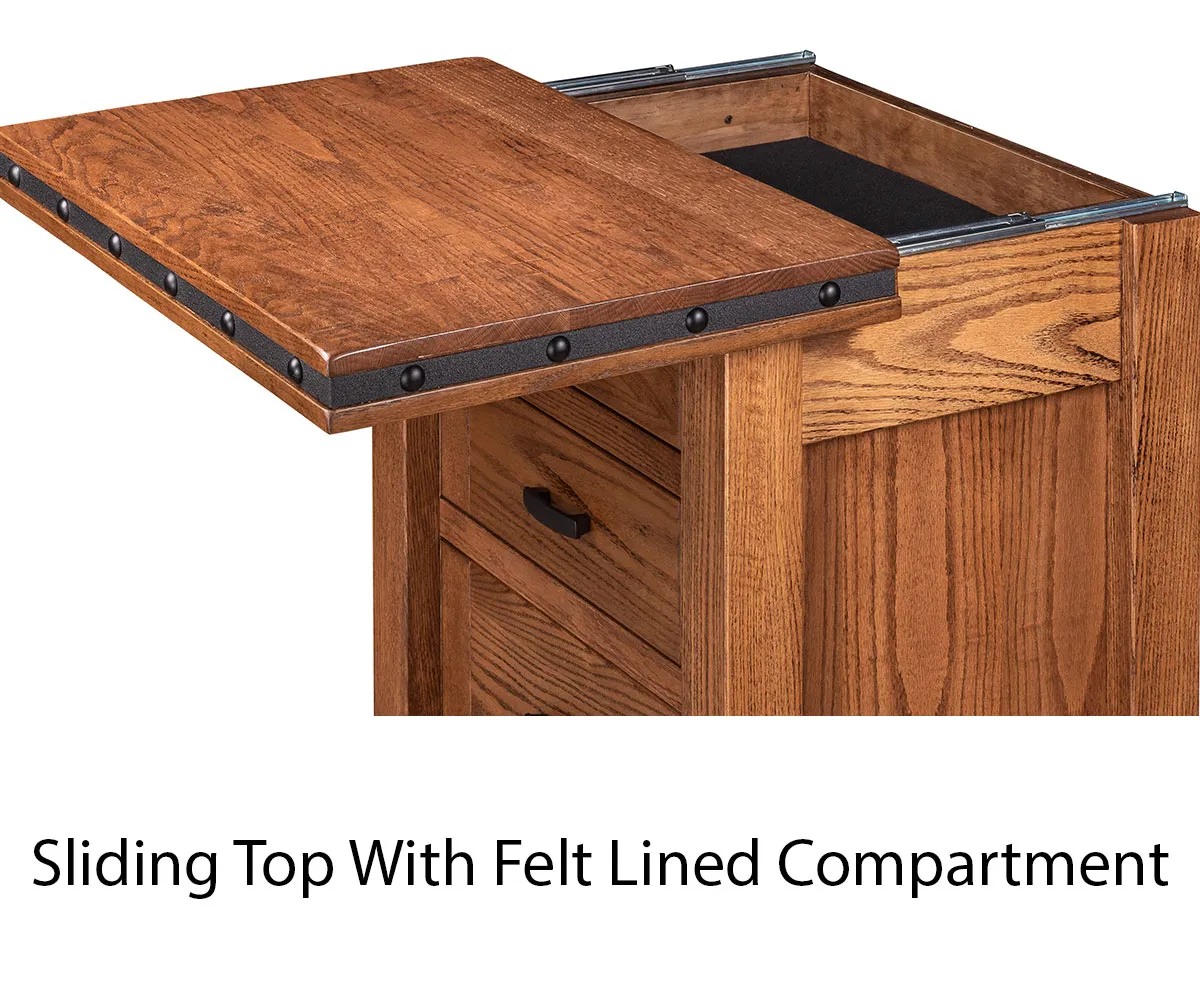 Cascade 3 Drawer Nightstand - Image 3