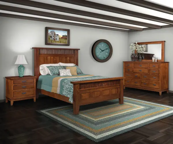 Sierra Mission 3 Drawer Nightstand