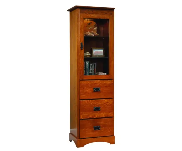 Old English Mission Bookcase