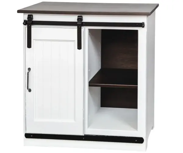 Barn Door TV Cabinet - 32"W