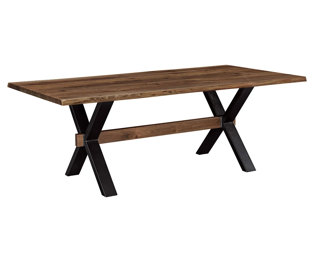 Live Edge Table with El Dorado Base