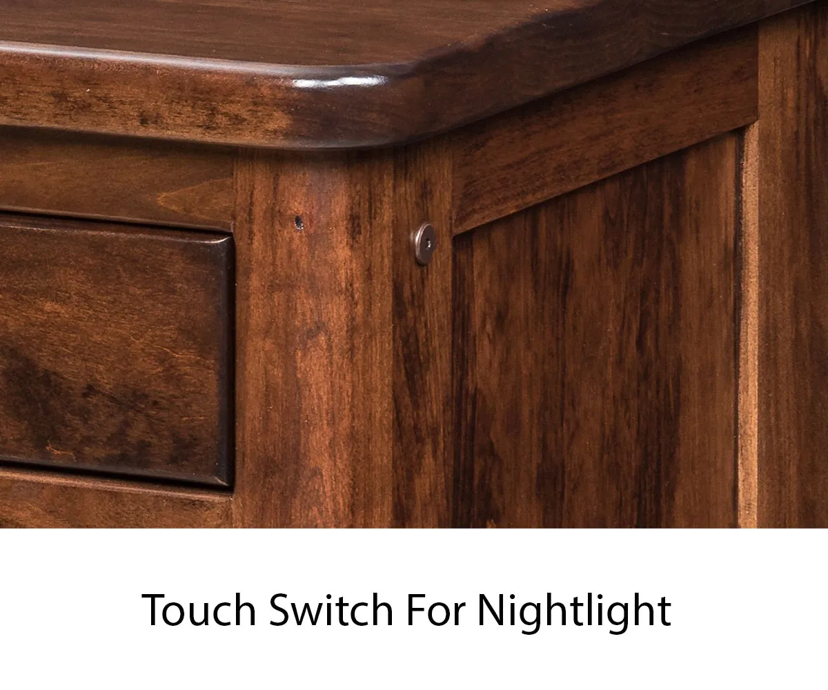 Cascade 3 Drawer Nightstand - Image 4