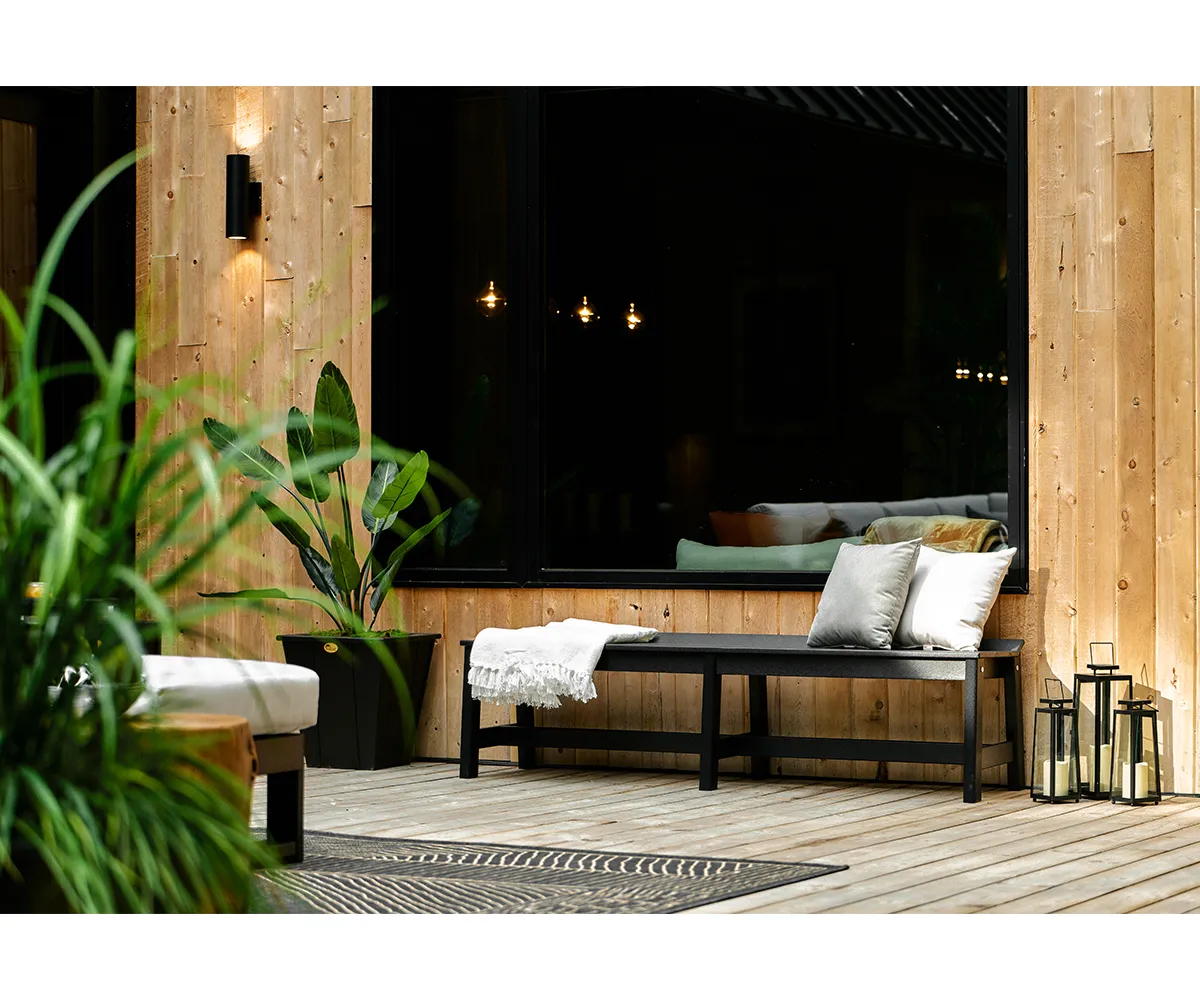 Café Dining Bench - 72"W - Image 2