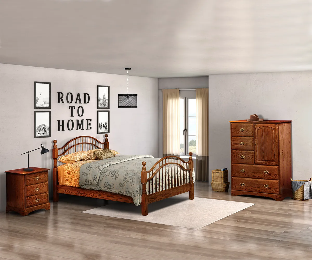 Sierra Classic Double Bow Bed - Image 2