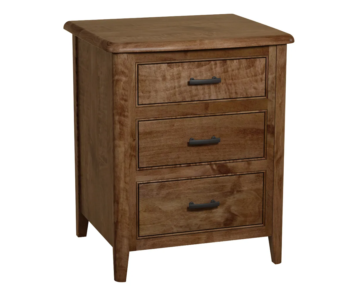 Cascade 3 Drawer Nightstand - Image 2