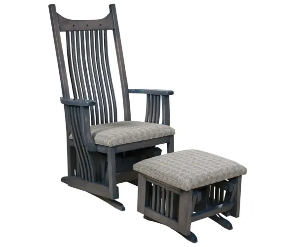 Royal Mission Regular Glider and Ottoman