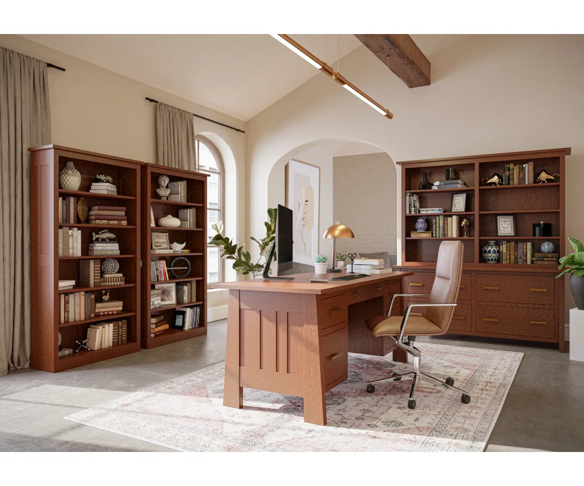 Freemont Mission Bookcase - Image 2