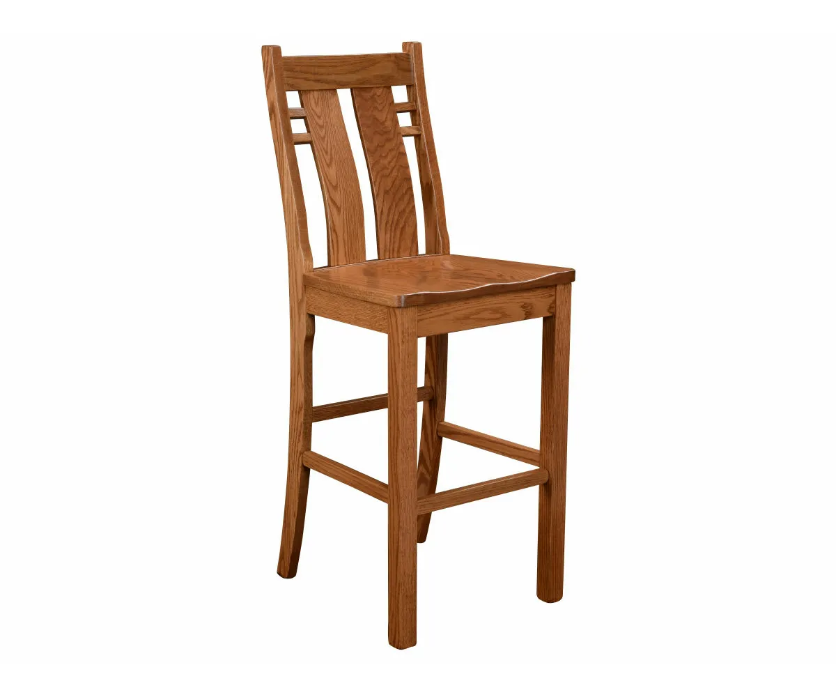 Bungalow 30" Stationary Bar Chair