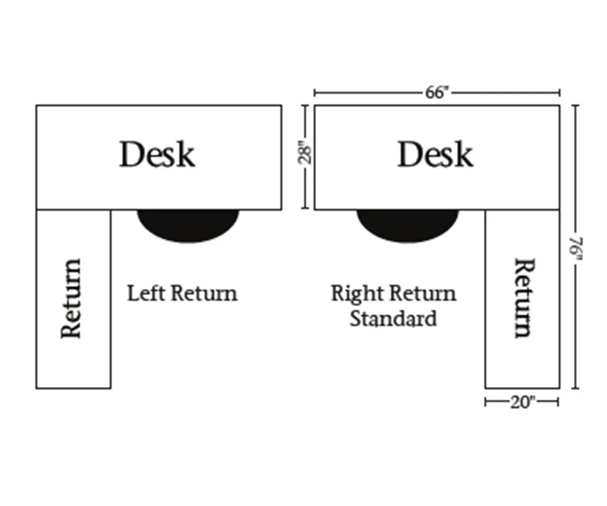 Bridgefort Mission Corner Desk With Hutch - 76"W - Image 3