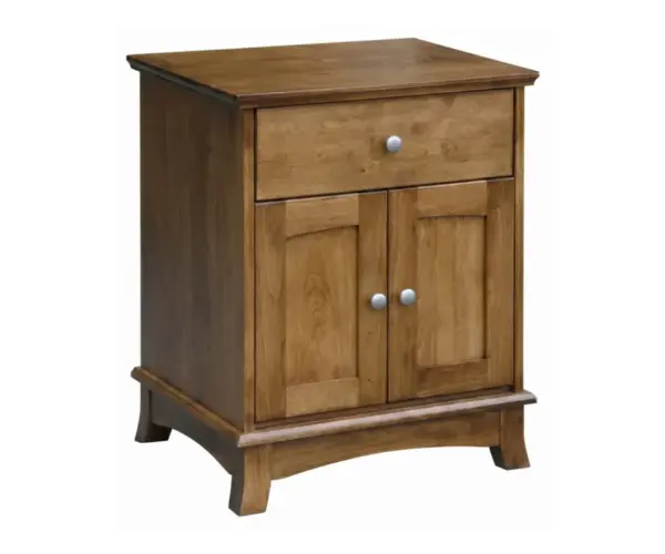 Crescent One Drawer Two Door Nightstand