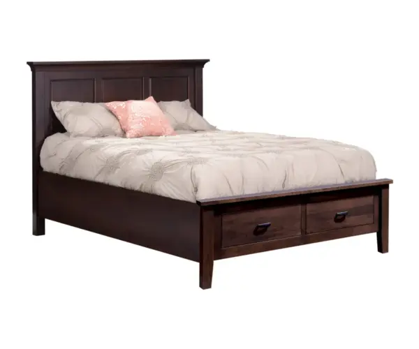 Ellington Bed with Footboard Storage