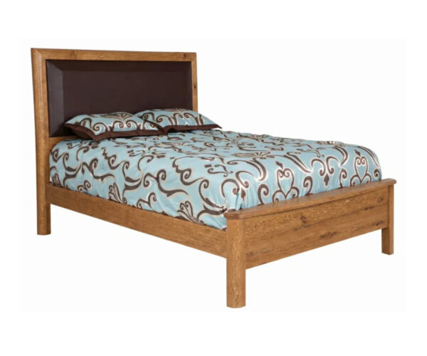 Meridian Leather Panel Bed