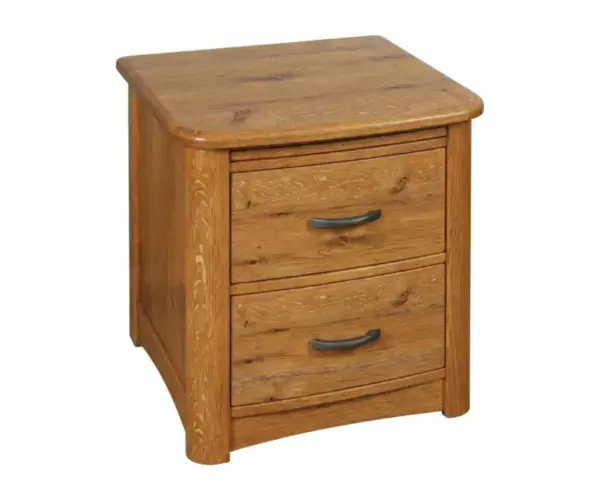 Meridian Two Drawer Nightstand