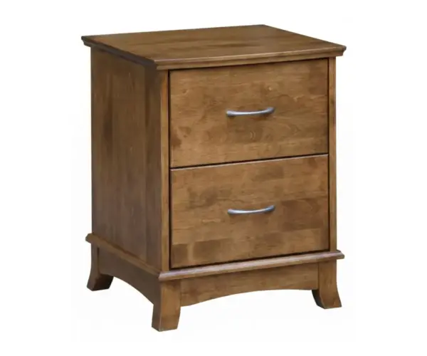 Crescent 2 Drawer Nightstand