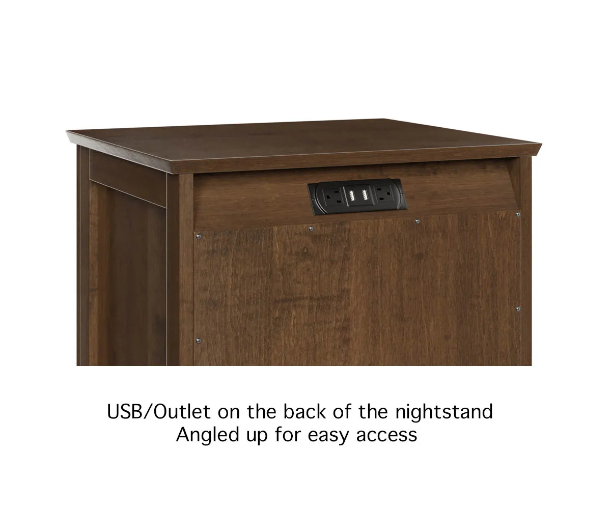 Barrington 3 Drawer Night Stand - Image 4