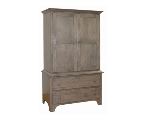 Shaker Two Piece Armoire