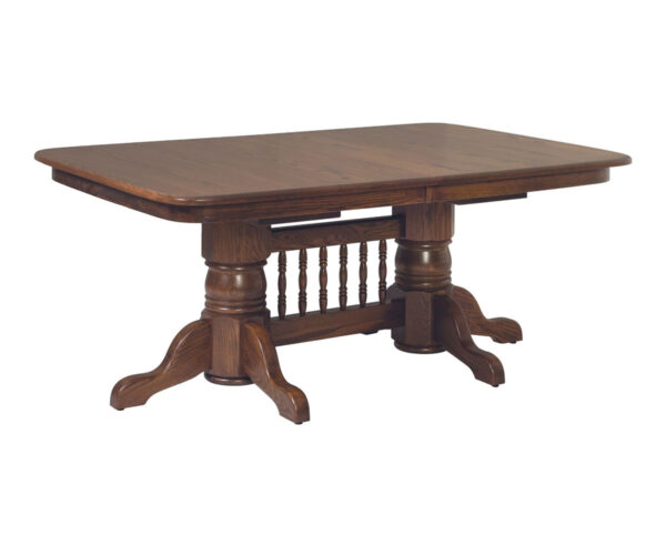 Colonial Double Pedestal Table
