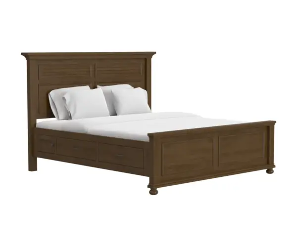 Hickory Grove Bed with Side Storage