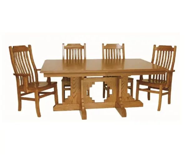 Santa Rosa Double Pedestal Table