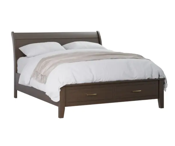 Lakeside Bed with Storage Footboard