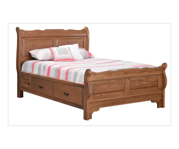Berkshire Bed with Side Storage