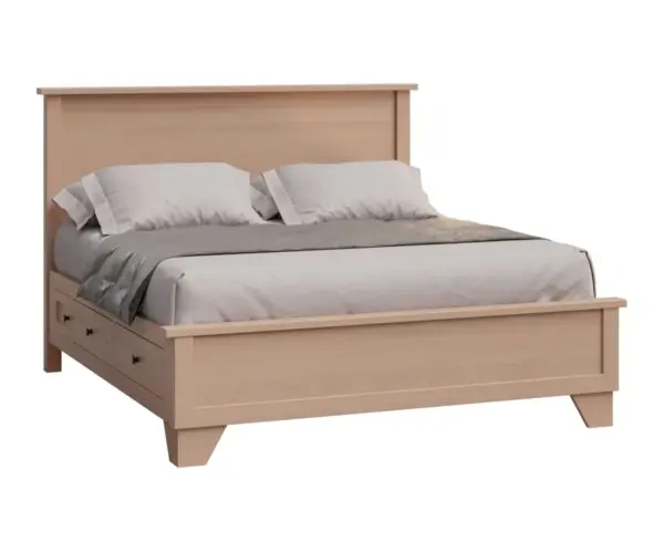 Monterey Bed with Side Storage