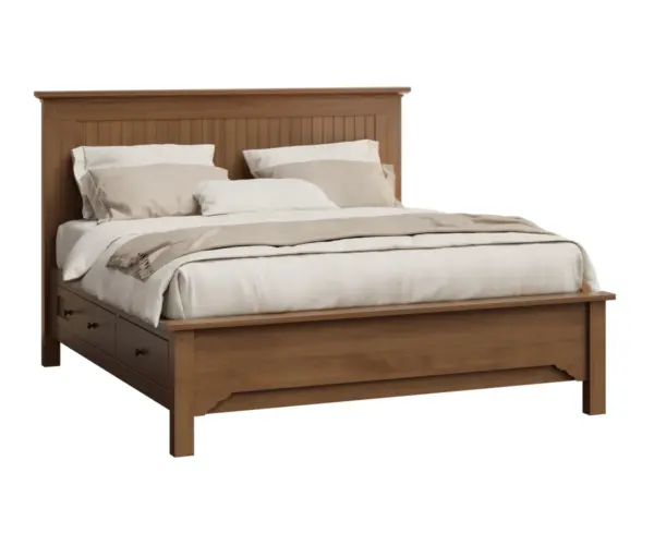 Heritage Farmhouse Bed with Side Storage