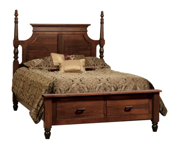 Jamestown Bed with Footboard Storage
