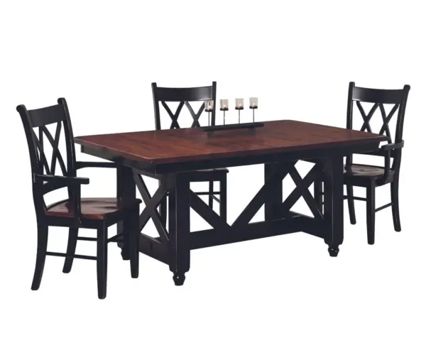 Renaissance Double Pedestal Table