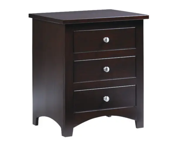Ellington 3 Drawer Nightstand