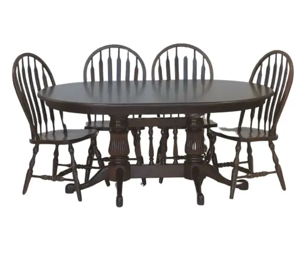 Tulip Double Pedestal Table