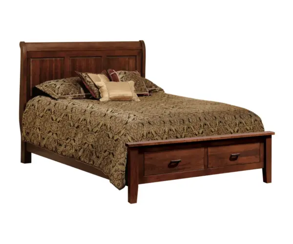 Jamestown Bed with Footboard Storage